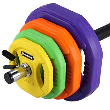 Set Pesas Pump- Disco Hierro+Goma