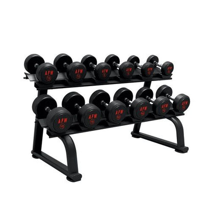 Rack Mancuernas 2 baldas 6 pares