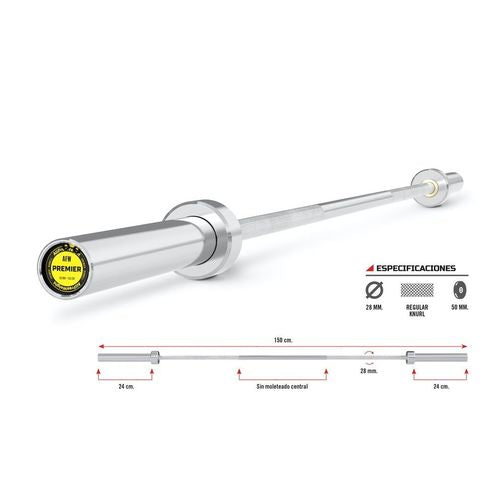 Barra Premier Chromed 150 cm.