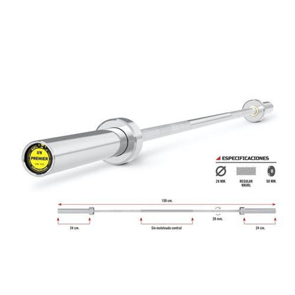 Barra Premier Chromed 150 cm.