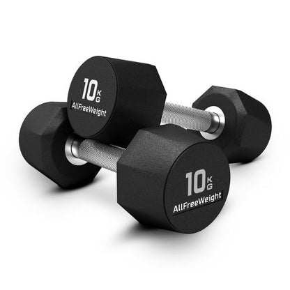 Juego Mancuernas Paik 1Kg - 10Kg PVC Gris (10 Pares)