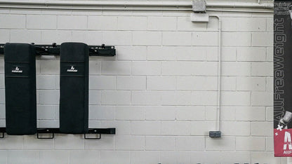 Rack de pared para banco