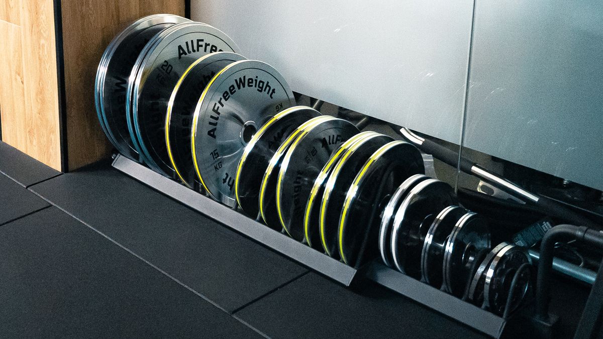 Rack de discos horizontal