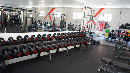 Rack Mancuernas 2 baldas 10 pares