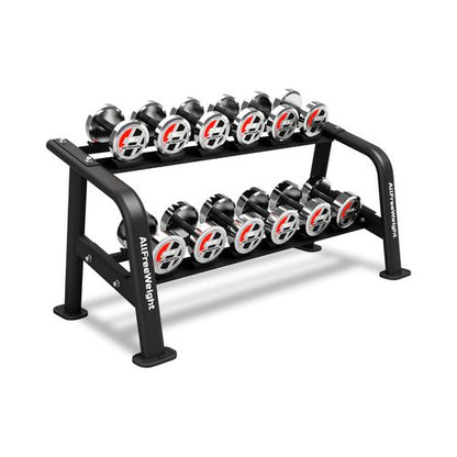 Rack Mancuernas 2 baldas 6 pares