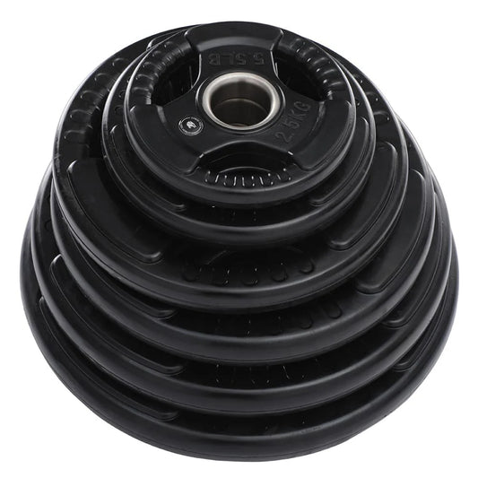 Set 105Kg Discos Triple Agarre 50Mm Profesionales