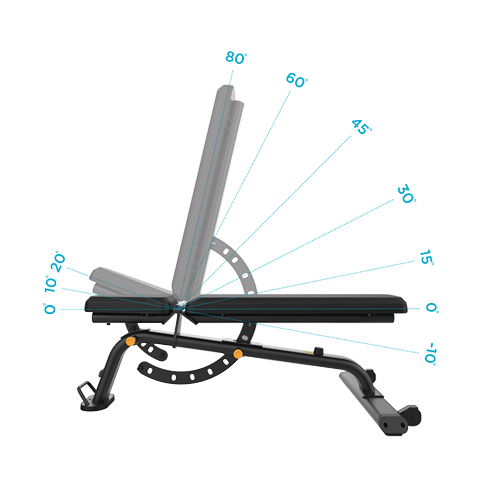 Vitality Banco Plano Reclinable VBR6117